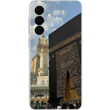 TechTree Samsung Galaxy A37 Uyumlu Manevi Huzur Kabe Kapısı Umre Baskılı Silikon Kılıf
