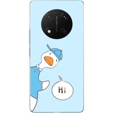 TechTree Honor X9C Uyumlu Merhaba Ördek Baskılı Silikon Kılıf