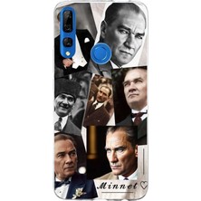 TechTree Honor 9x Uyumlu Atatürk Minnet Baskılı Silikon Kılıf