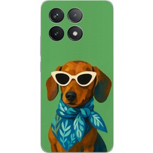 TechTree Poco F6 Pro Uyumlu Cool Dachshund Köpek Baskılı Silikon Kılıf