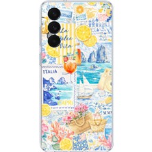 TechTree Samsung Galaxy S26+ Plus Uyumlu La Dolce Vita Italyan Rüyası Baskılı Silikon Kılıf