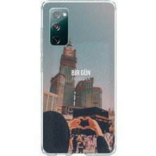 TechTree Samsung Galaxy S20 Fe Uyumlu Kabe Sevdası Baskılı Silikon Kılıf