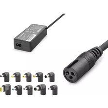 Ozcmax Tüm Laptoplara Uyumlu Universal Laptop Adaptörü 15-24V 90W 10 Ayyrı Uç