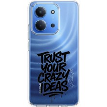 TechTree Redmi 15C Uyumlu Crazy Trust Baskılı Silikon Kılıf