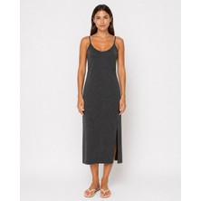 Afeta Askılı Penye Elbise