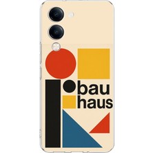 TechTree Vivo Y04 Uyumlu Bauhaus Akımı Baskılı Silikon Kılıf