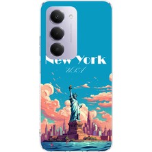 TechTree Redmi 15 4g Uyumlu Özgürlük Heykeli New York Baskılı Silikon Kılıf