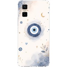 TechTree Infinix Gt 30 Pro Uyumlu Şans Getiren Nazar Tasarımı Baskılı Silikon Kılıf