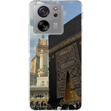 TechTree Xiaomi Mi 13T-13T Pro Uyumlu Manevi Huzur Kabe Kapısı Umre Baskılı Silikon Kılıf