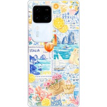 TechTree Vivo V30 Uyumlu La Dolce Vita Italyan Rüyası Baskılı Silikon Kılıf