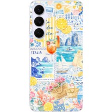 TechTree Samsung Galaxy S25 Fe Uyumlu La Dolce Vita Italyan Rüyası Baskılı Silikon Kılıf