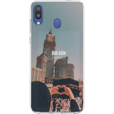 TechTree Samsung Galaxy M20 Uyumlu Kabe Sevdası Baskılı Silikon Kılıf