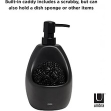 Skygo 330750-040 Joey Sıvı Sabunluk ve Scrubby Kabı 740 ml Siyah