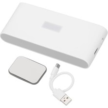 Skygo 2 Adet Beril Iki Yönlü Sensörlü Şarjlı LED Aplik, 5W 2700K Işık, Dc 5V, 110° Hareket Algılama, 3-5m Sensör Mesafesi, 20 Saat Sabit Işık Süresi, Otomatik/manuel Modlu – Abs Gövde