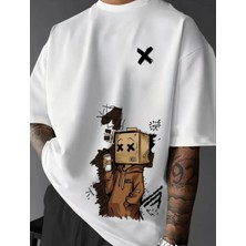 Divin Erkek Cool Baskılı Streetwear T-Shirt