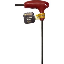Johnser - 4mm Alyan Anahtar L Tipi Çelik Allen Anahtarı Dayanıklı Vidalama Sökme Takma El Aleti