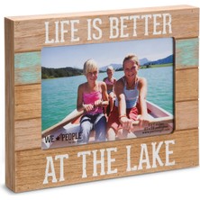 Skygo Pavilion 67243 Wir People-Life Ist Besser Am See Bilderrahmen, 12,7 x 17,8 cm