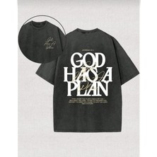 Divin Unisex Cool Game Up Graphic Streetwear T-Shirt