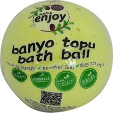 Skygo Papatyalı El Yapımı Banyo Bombası Banyo Topu Sarı 90-120 gr