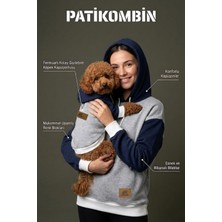 Petolojim Patikombin Insan Kıyafeti - Insan Hoodie (Küçük Irk Orta Irk Köpekler ve Sahipleri Için Kombin)