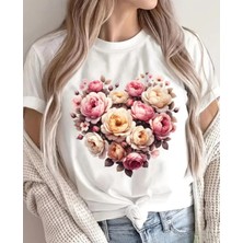 Divin Kadın Cool Baskılı Streetwear T-Shirt