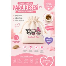 Morinna Isme Özel Hello Kitty My Melody Kuromi Baskılı Harçlık Para Kesesi Ks-01