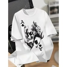 Divin Erkek Cool Baskılı Streetwear T-Shirt
