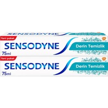 Sensodyne Derin Temizlik 75 Ml* 2 Adet