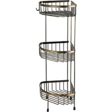 Skygo Banyo Duş Raf Sistemi Antik Renk 647X196X250 mm