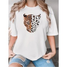 Divin Kadın Cool Baskılı Streetwear T-Shirt