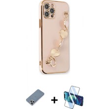 Pileli Store Pilelistore™ iPhone 12 Pro Max Kılıf Nova Işık Prime - Siyah 3D Antistatik Seramik Nano Ekran Koruyucu + Metal Kamera Lens Koruma Cam - Gs