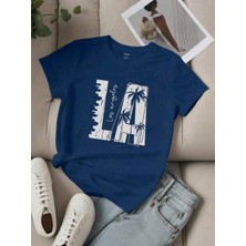Divin Unisex Cool Mılan Baskılı Streetwear T-Shirt