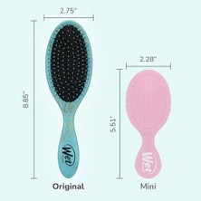 Skygo Wet Brush Orijinal Detangler Saç Fırçası, Moana (Zarif Prenses) - Ultra Yumuşak Intelliflex Kıllar - Dolaşık Açıcı Fırça Dolaşıklıklar Içinden Kayar (Islak Kuru ve Hasarlı Saçlar) - Kadın ve