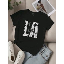 Divin Unisex Cool Mılan Baskılı Streetwear T-Shirt