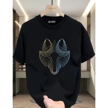 Divin Erkek Cool Baskılı Streetwear T-Shirt