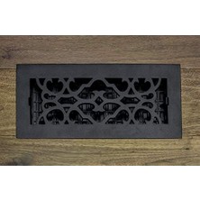Mabeyn AC408-BLK Viktorya Dönemi Zemin Tescili, 4 x 8, Dökme Demir Siyah