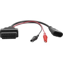 Mabeyn Aramox Teşhis Adaptör Kablosu, 3pin - Obd2 16PIN Plastik + Metal Adaptör Kablosu Profesyonel Araç Teşhis Konnektörünün Değiştirilmesi
