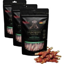 Mabeyn Reflex Ördek Göğsü Brokolili Köpek Ödülü 170 gr (3 Paketi)