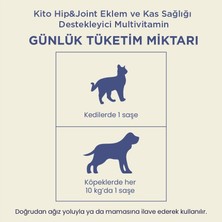 Mabeyn Kito Kedi ve Köpekler Için Hip&joint Eklem ve Kas Sağlığı Destekleyici 2g x 15 Saşe