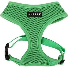 Mabeyn Puppia Yumuşak Köpek Koşum Takımı Boğulma Yok Baş Üstü Üç Katmanlı Nefes Alabilir Ağ Ayarlanabilir Göğüs Kemeri ve Hızlı Çıkarma Tokası, Yeşil, Small