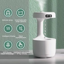 Mabeyn Akıllı Anti-Yerçekimi Buhar Nemlendirici – Sessiz Ultrasonik Hava Nemlendirici, Dijital Ekranlı USB Şarjlı Aromaterapi Cihazı