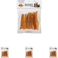 Mabeyn Bosphorus Köpek Çiğneme Ödülü, Kurutulmuş Dana Ense Siniri, 120 Gram (4 Paketi)