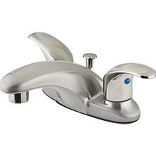 Mabeyn KB6628LL 4 Inç Lavabo Bataryası Açılır ve Fırçalanmış Nikel