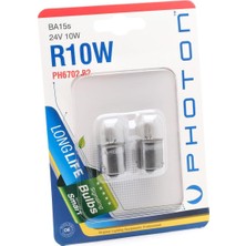 Mabeyn Photon Ampul R10W 24V 2'li Blister Minyatür Blister Ambalaj Pht PH6702 B2