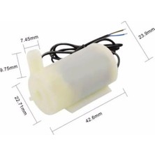 Mabeyn Mini Yatay Dalgıç Su Pompası Dc 2.5V-6V 120L/H