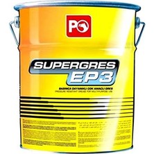 Mabeyn Po Petrol Ofisi Super Gres Ep 3 16 kg Lityum Sabunlu Yüksek Performanslı Gres