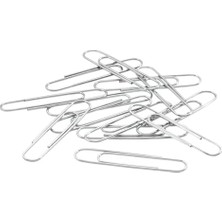Mabeyn Kağıt Klipleri,, Pürüzsüz, Ekonomi, 10 Kutu, 100/KUTU (72580),GÜMÜŞ