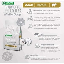 Mabeyn 's Protection Care Beyaz Tüylü Köpekler Için Kuzulu Küçük Irk Köpek Maması 4kg
