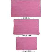 Mabeyn Kedi ve Köpek Battaniyesi Yumuşak Peluş Yıkanabilir 1 Adet Pembe (Küçük Boy 80X60)