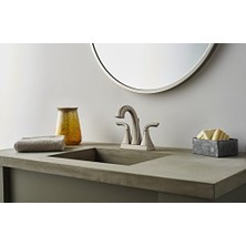 Mabeyn LG48BS0K LG48-BS0K Bronson 2 Saplı 10,16 cm Merkezli Banyo Bataryası Fırçalanmış Nikel Içinde, 10,16 cm